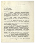 Moe Howard & Larry Fine Signed 2pp. Agreement With Columbia Pictures, Dated 8 November 1956 After Shemp's Death -- Moe & Larry Extend Their Contract With Columbia -- 8.5 x 11, Very Good